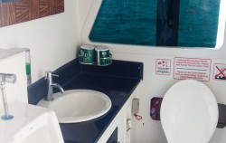 Toilet image, Blue Water Express, Gili Islands Transfer