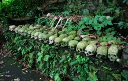 Altar Skulls of Trunyan image, Madu Sari Trunyan Tour, Bali trekking