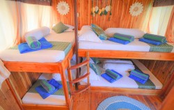 Sharing Ii Cabin image, Open Trip 3D2N by Arfisyana Indah Deluxe Phinisi, Komodo Open Trips