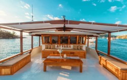 Sun Deck,Komodo Boats Charter,Private Trip by Ayvara Deluxe Phinisi