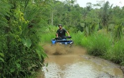 Small Mud,Bali 2 Combined Tours,Quad Explore and Canyon Tubing by Bali Quad