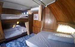 Cabin on the boat image, Komodo Tour 3 Days 2 Nights, Komodo Adventure