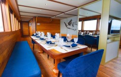 Dining Area,Komodo Open Trips,Open Trip 3D2N by Lamain Luxury Phinisi