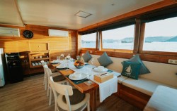 Open Trip Komodo 3D2N by Cordelia Luxury Phinisi, Dining Area