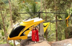 Helicopter spot,Fun Adventures,Real Bali Swing
