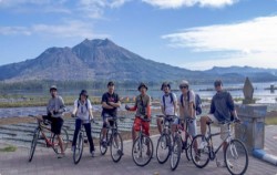 Batur Cycling Tour with Hot Spring, Mount Batur View