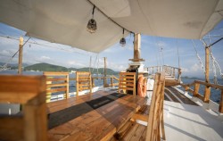 Dining Area,Komodo Open Trips,Open Trip 3D2N by NK Jaya 1 Deluxe Phinisi