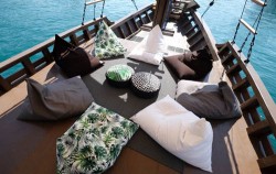 Open Deck,Komodo Boats Charter,Derya Phinisi