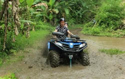 Quad Discovery in Mud,Bali ATV Ride,Quad Discovery Tour by Bali Quad