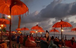 Seminyak Beach Umbrella image, Seminyak Beach Getaway & Motel Mexicola Dining Experience, Bali Instagramable Trips