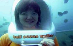 Under sea image, Bali Ocean Walker, Benoa Marine Sport