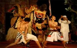 Barong and Keris Dance, Barong and Kris Dance at Ubud