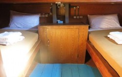 Twin Bedroom,Komodo Boats Charter,Aqua Luna Phinisi