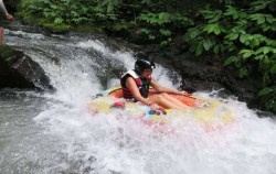 Small Waterfall,Bali 2 Combined Tours,Buggy Explorer and Canyon Tubing by Bali Quad