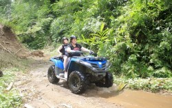 Quad in Mud,Bali 2 Combined Tours,Quad Discovery and Canyon Tubing by Bali Quad