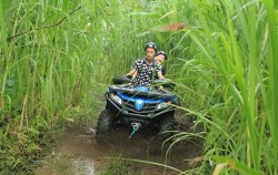 Quad in Forest,Bali 2 Combined Tours,Quad Discovery and Canyon Tubing by Bali Quad