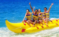 Banana Boat Ride,Bali 3 Combined Tours,Barong Dance, Water Sport & Spa