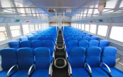 Eka Jaya Fast Boat - Lembongan, Boat Interior