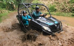 Buggy in Mud,Fun Adventures,Buggy Discovery Tour by Bali Quad
