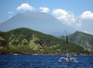 Fisherman at Candidasa