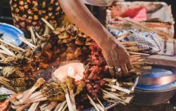 Satay image, Casaluna Cooking School, Bali Cooking Class