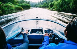 Orangutan Speedboat,Borneo Island Tour,3 Days 2 Nights Orangutan Tour by Speed Boat