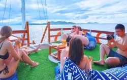 Sundeck image, Open Trip Komodo 3D2N by Dinara Superior Phinisi, Komodo Open Trips