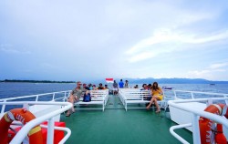 Eka Jaya Fast Boat Top Deck,Nusa Penida Fast Boats,Eka Jaya Fast Boat - Nusa Penida