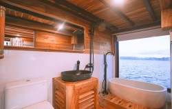 Misool - Bathroom,Komodo Open Trips,Komodo 3D2N by Elbark Luxury Phinisi