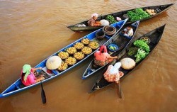 Floating Market Banjarese,Borneo Island Tour,Borneo Overland Trip I 8 Days 7 Nights