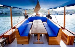 Komodo Open Trip 3D2N by Bajo Ocean Star Deluxe Phinisi, Bos - Front Deck