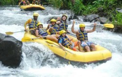 Happy and wet image, Rafting, Elephant Ride & ATV Riding, Bali 3 Combined Tours