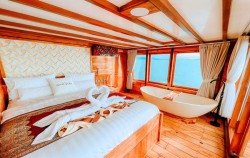 Arjuna Cabin image, Open Trips 3 Days 2 Nights by Gandiva Luxury Phinisi, Komodo Open Trips