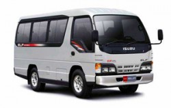 Car Charter with Driver in Bali, Isuzu Elf