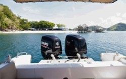 Engine,Komodo Boats Charter,Sunset Private Trip by Kaia Explorer Speedboat