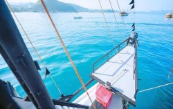 Open Trip Labuan Bajo 3D2N by Kanha Nata Superior Phinisi, Front Deck