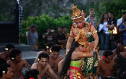 Rama and Sita image, Kecak Dance, Balinese Show