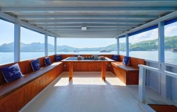 Dining Area,Komodo Boats Charter,Private Trip Komodo by La Dyana Liveaboard