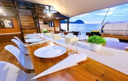 Dining Area,Komodo Open Trips,Open Trip 3D2N by Lady Grace Deluxe Phinisi