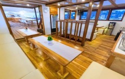 Dining Room,Komodo Open Trips,Open Trip 3D2N by Lady Grace Deluxe Phinisi