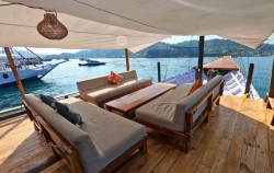 Relaxation Area,Komodo Open Trips,Open Trip 3D2N by Marvelous Deluxe Phinisi