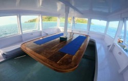 Restaurant,Komodo Boats Charter,Osiana Alo Liveaboard Private Trips