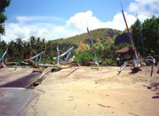 White Sand at Candidasa Beach