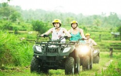 Pertiwi Quad Adventure, ATV Ride through Rice Field