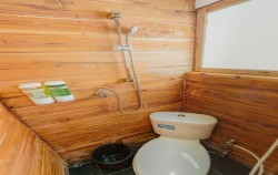 Deluxe Cabin - Bathroom image, Open Trip Komodo 3D2N by Pesona Bajo Superior Phinisi, Komodo Open Trips
