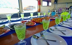 Dining Area,Komodo Boats Charter,Princess Lala Phinisi Charter