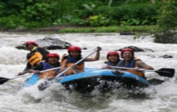 White Water Rafting,Bali Cycling,Village Cycling With Rafting