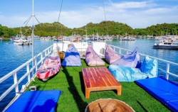 Bos - Rooftop image, Komodo Open Trip 3D2N by Bajo Ocean Star Deluxe Phinisi, Komodo Open Trips