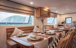 Komodo Open Trip 3D2N by Sea Familia Luxury Phinisi, Dining Room
