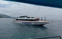 Sekar Jaya at Kusamba,Lembongan Fast boats,Sekar Jaya Fast Boat - Lembongan 